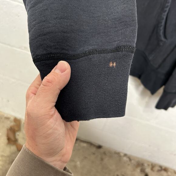 Supreme Gradient Sleeve Logo Hooded Sweatshirt “Black” FW18 - Picture 6 of 14